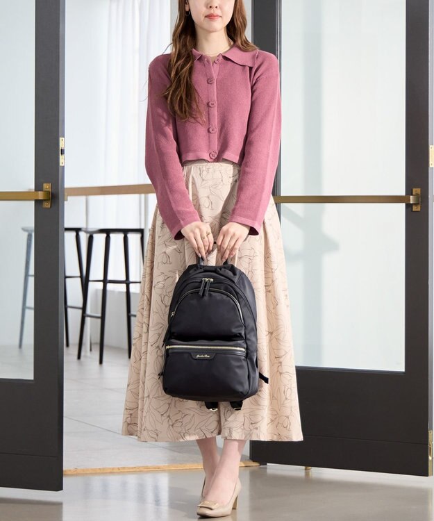 ACE BAGS & LUGGAGE Jewelna Rose プリモ・リュックサック A4ジャストサイズ 16195 ジュエルナローズ ブラック