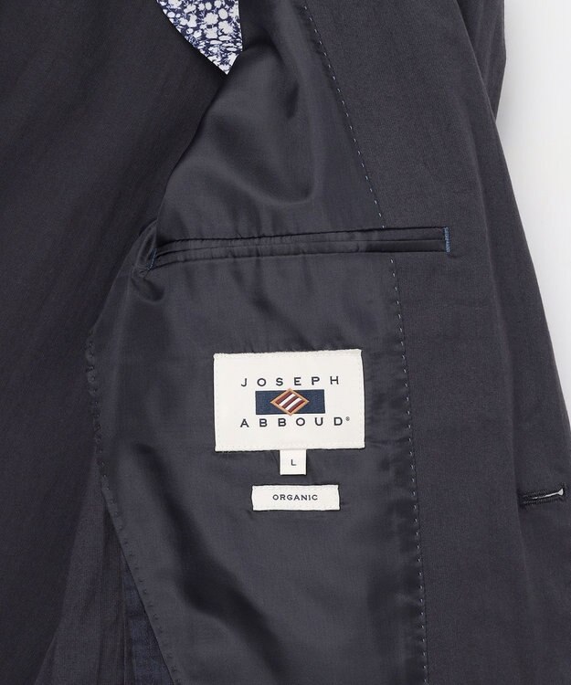 JOSEPH ABBOUD 【ストレッチ/軽量/Eco撥水/オーガニックコットン使用】マイクロピケストレッチジャケット ネイビー系8