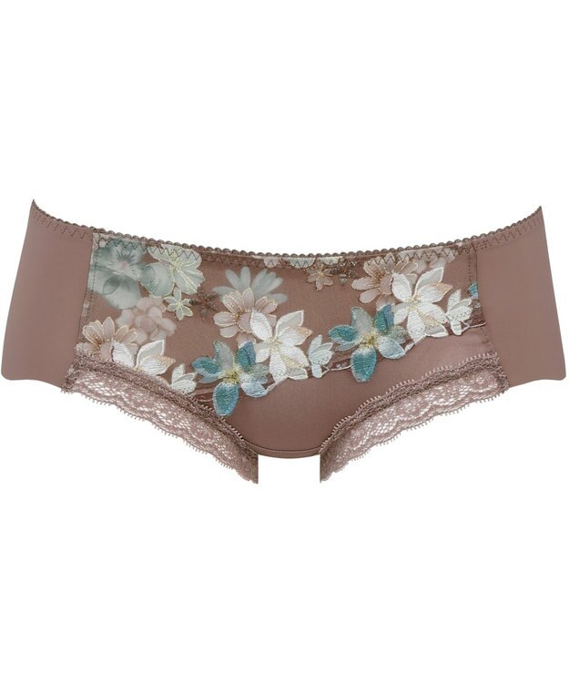 WACOAL ショーツ ボーイレングス 【重力に負けないバストケアBra】 はきこみ丈あさめ アウターにひびきにくい(後ろ裾) BRB414とペア レディース PRA614 /ワコール ダークブラウン