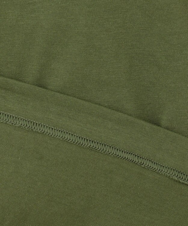 JOSEPH ABBOUD MOUNTAIN JC天竺Ｘドットエアー Tシャツ カーキ系