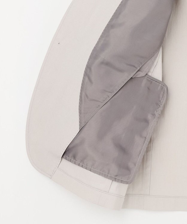 JOSEPH ABBOUD 【ストレッチ/軽量/Eco撥水/オーガニックコットン使用】マイクロピケストレッチジャケット ライトグレー系8