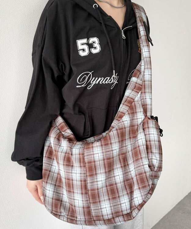 WEGO 中綿BIGショルダー 柄1