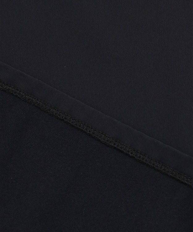 ICB 【洗える】 ウォームジャージー Vネックカットソー ブラック系