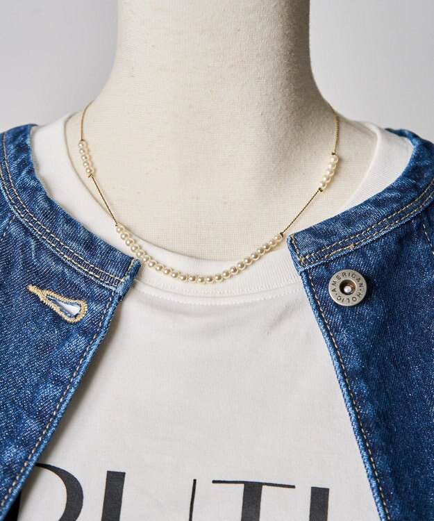 AMERICAN HOLIC ２点セット　パールネックレス Gold