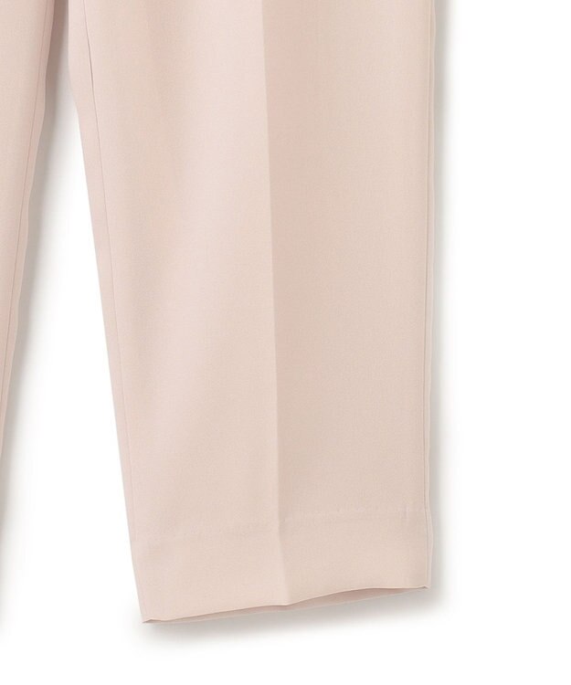 ICB 【接触冷感・UVケア・速乾・洗える】FluidBackSatin ドロストパンツ ピンクベージュ系［WEB限定］