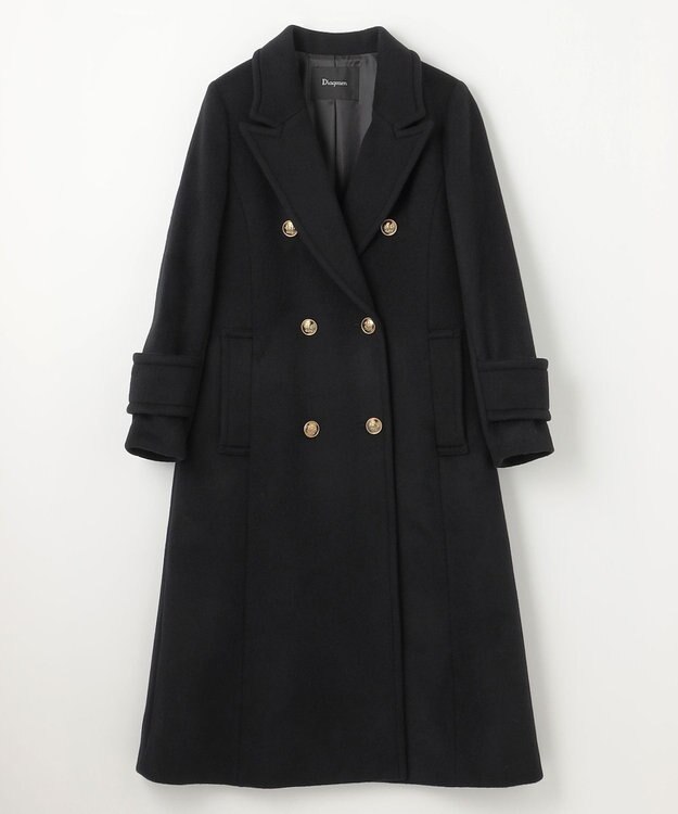 GRACE CONTINENTAL ウールチェスターコート ブラック