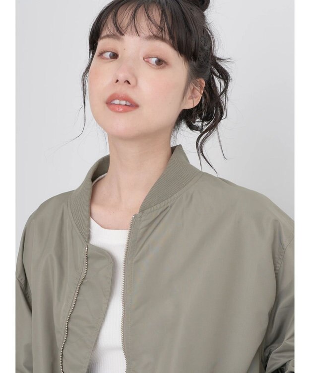 earth music&ecology ＢＩＧ　ＭＡー１ Khaki