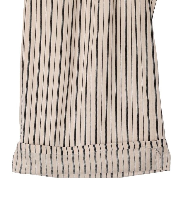 Green Parks ・ＥＬＥＮＣＡＲＥ　ＤＵＥ　ストライプワイドパンツ Beige