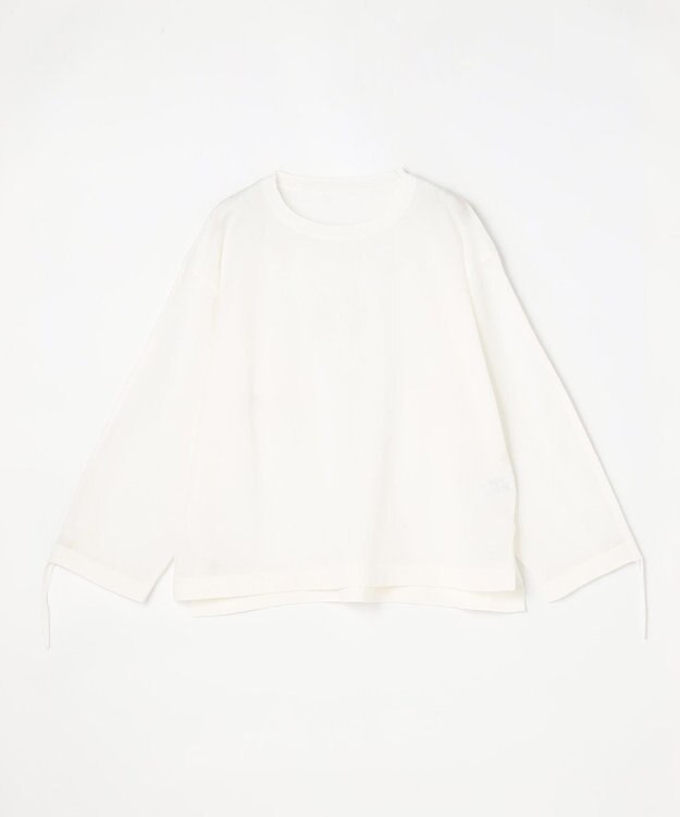 ANY シアーシャーリングスリーブニット エクリュ