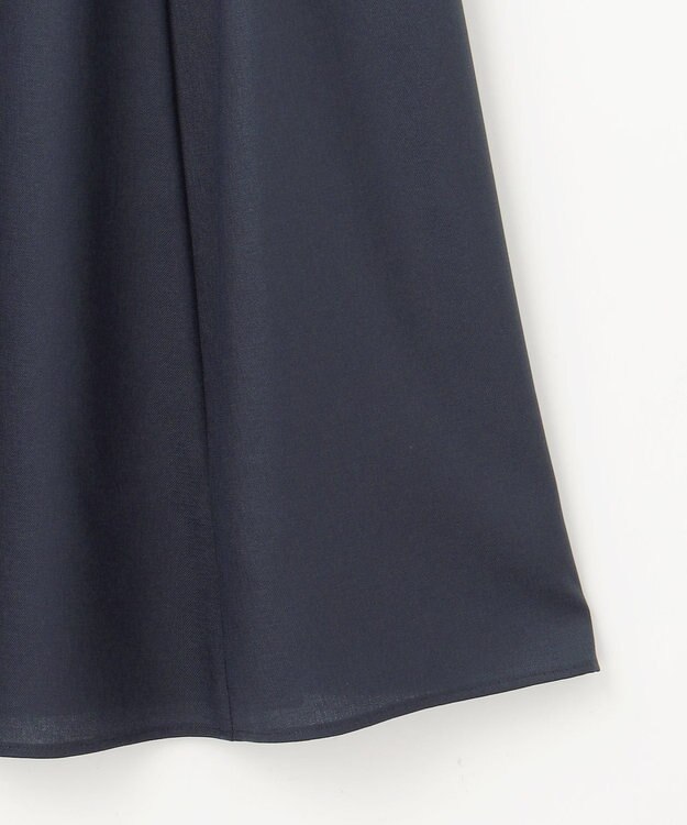 ANY SIS S 【接触冷感・UVカット・速乾】スムージーポリエステル シャツワンピース ネイビー