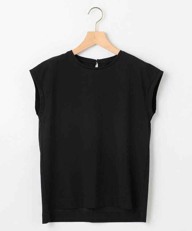 組曲 L フレンチスリーブカットソー ブラック系