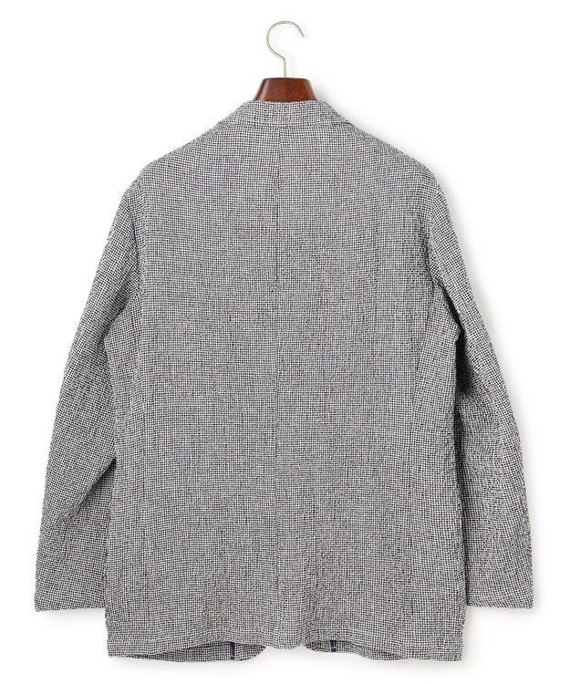 J.PRESS MEN 【SHACKET】ストレッチリネンサッカー ジャケット ブラウン系3