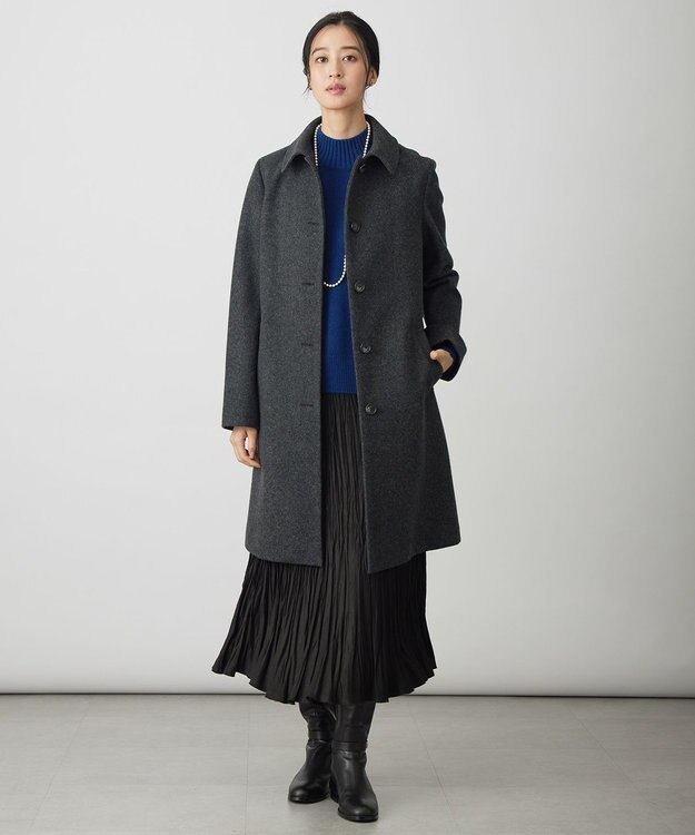 J.PRESS LADIES 【2way】ロングパール ネックレス シルバー系