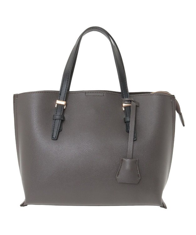 Green Parks ・ＫＯＳＳＯＲＥＣＯ　バイカラー２ＷＡＹミニトート Charcoal Gray