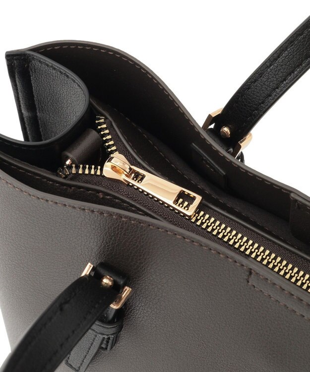 Green Parks ・ＫＯＳＳＯＲＥＣＯ　バイカラー２ＷＡＹミニトート Charcoal Gray