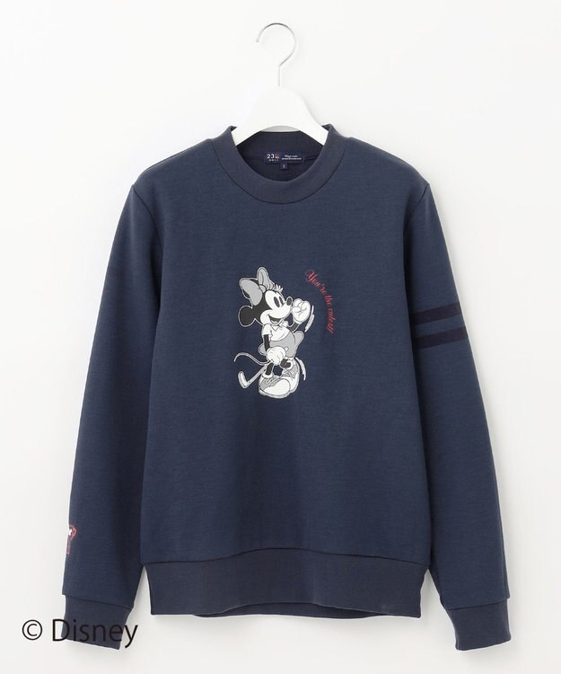 23区GOLF 【ディズニーコレクション】【WOMEN】〈ミニーマウス〉スウェットプルオーバー ネイビー系
