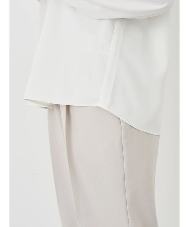 earth music&ecology シャーリングブラウス Off White