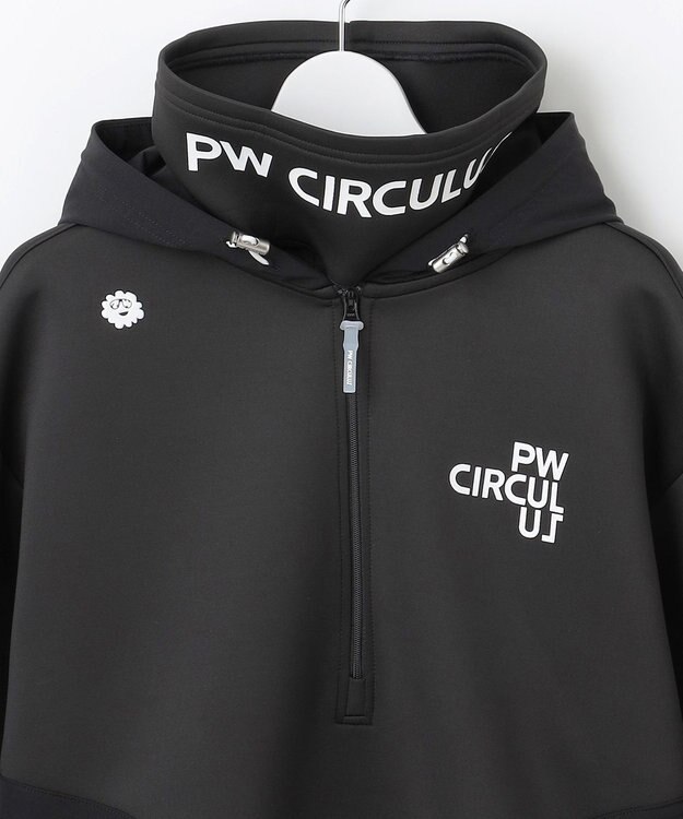 PW CIRCULUS 【WOMEN】NEW ダンボール デタッチャブルフーディー ブラック系