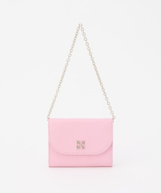russet チェーンミニウォレット(SO-434) Pink