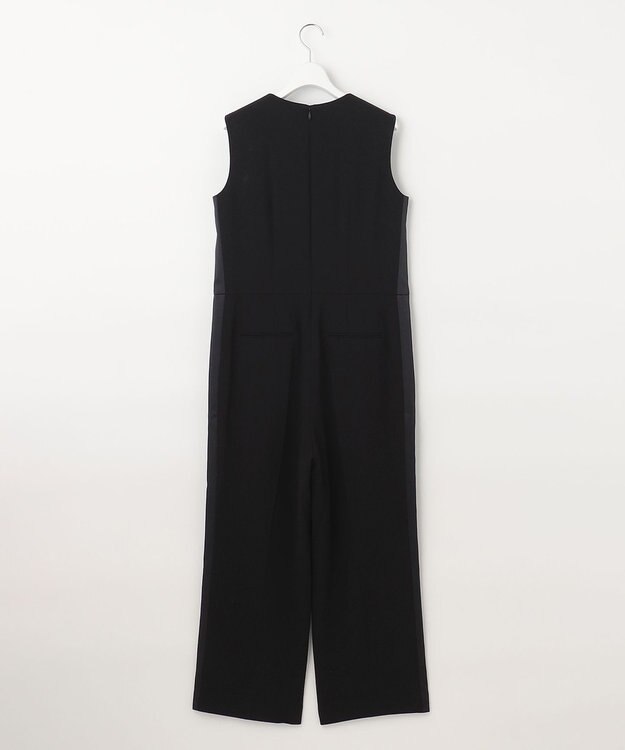 23区 【APPLAUDIR】クリアジョーゼット オールインワン ブラック系