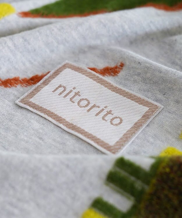 nitorito 【UNISEX】迷路 ストール gray