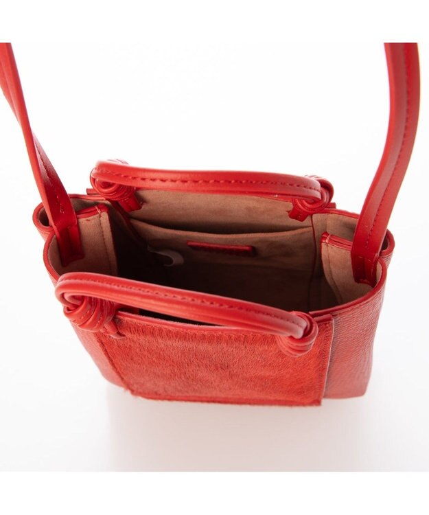 UNBILLION カカトゥ kakatoo / カウヘアーポイントミニショルダー レッド