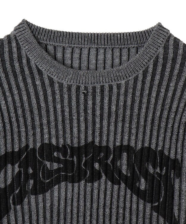 WEGO ヴィンテージライクグラフィックプルオーバー グレー