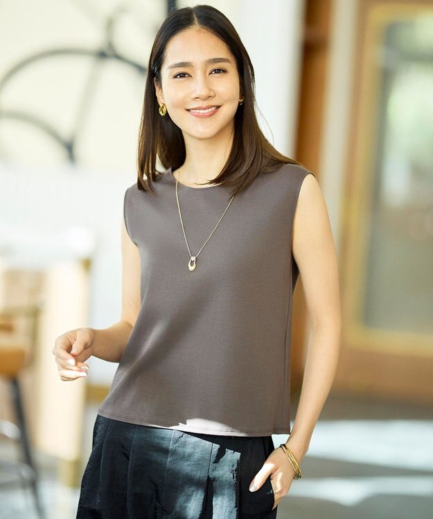 自由区 スーピマスムース タンクトップ [新色]ブラウン