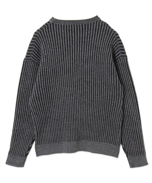 WEGO ヴィンテージライクグラフィックプルオーバー グレー