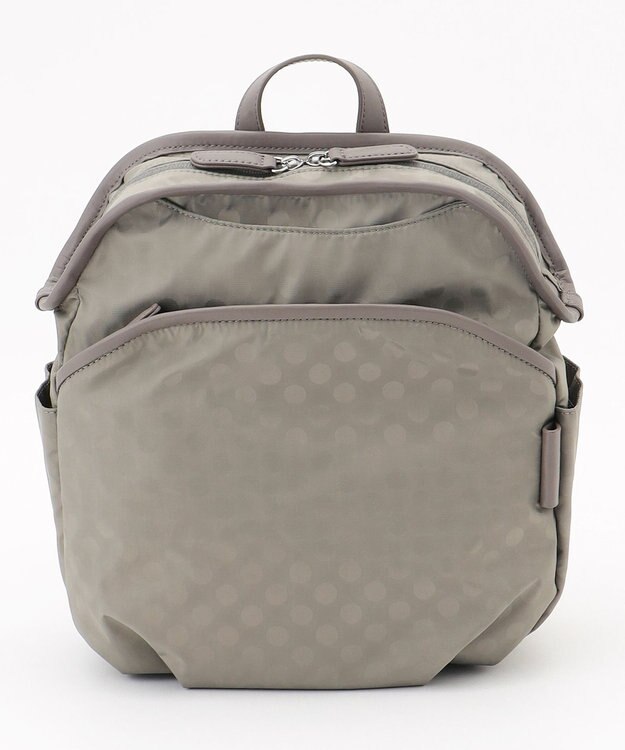 Y'SACCS Polka Dots　パイピングポケットコンパクトリュック グレージュ