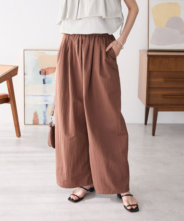 CRAFT STANDARD BOUTIQUE コクーンカラーパンツ Brown