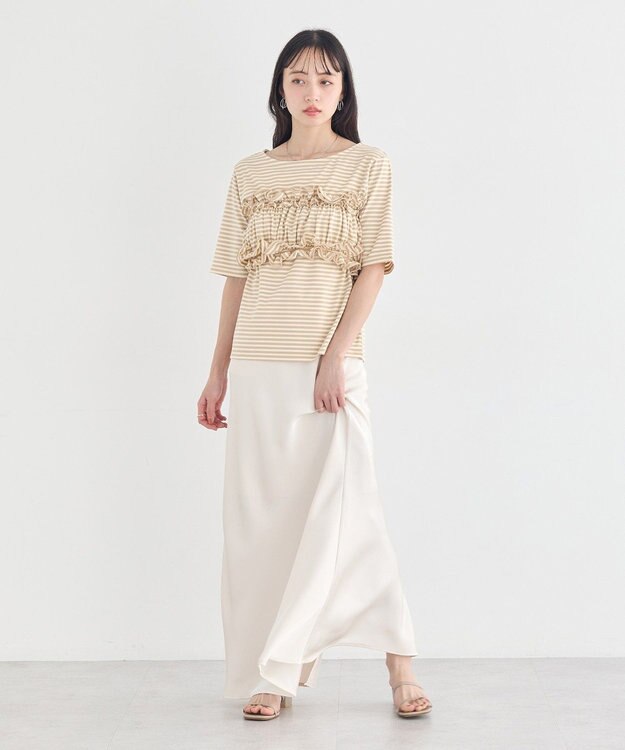 earth music&ecology SET2点マルチウェイバンドゥ＋プルオーバー Beige