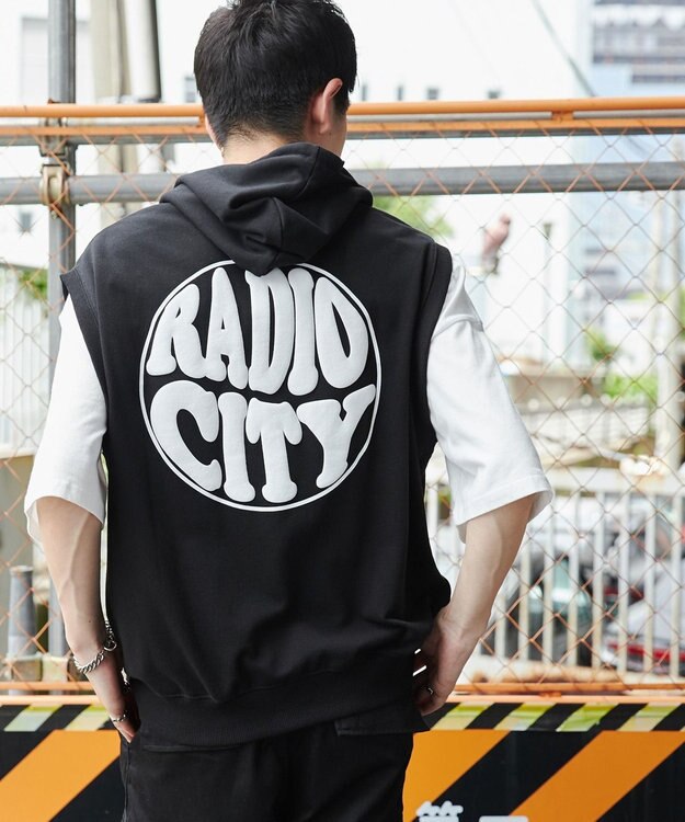 WEGO 【ユニセックス着用ITEM/MLサイズ展開】ノースリジップパーカー ブラック