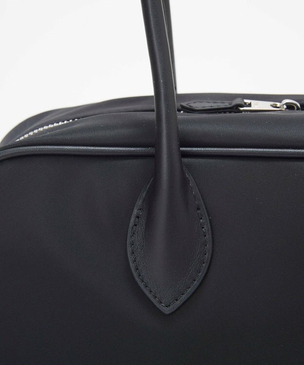 TOPKAPI 【Breath TOPKAPI】PRIM プリム ナイロン ロングハンドル ミニ ボストン トートバッグ チャーム付き ブラック