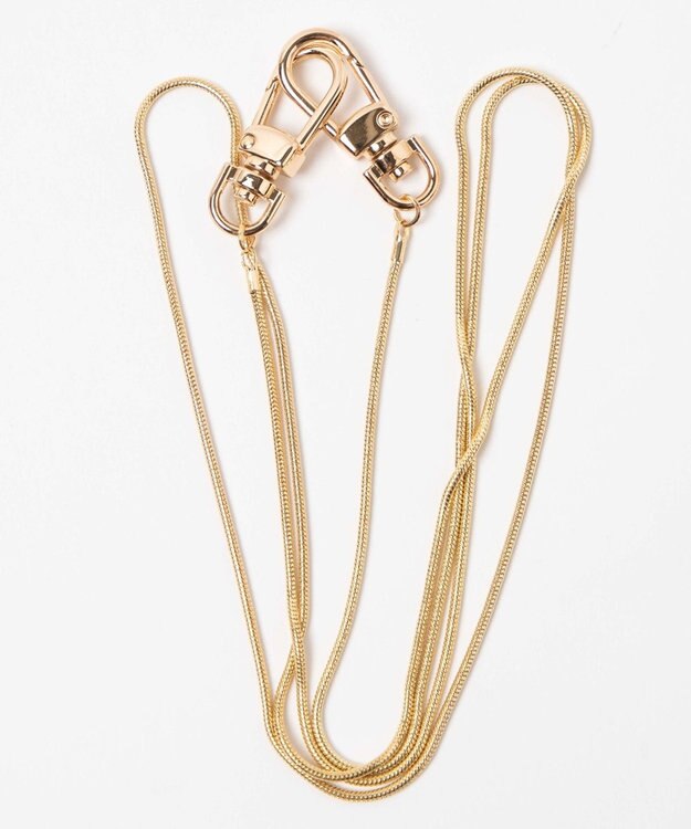 WEGO スネークチェーンストラップ ゴールド