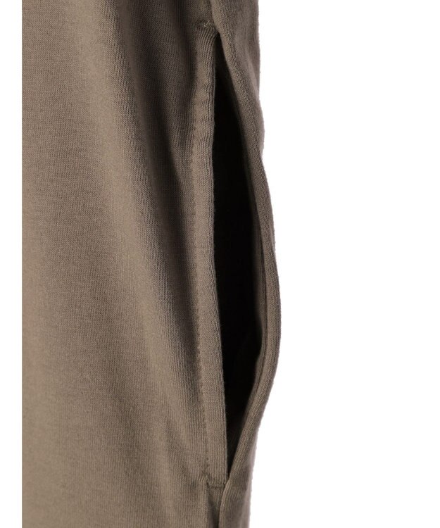 Green Parks 裾切り替えＴＥＥワンピース Black