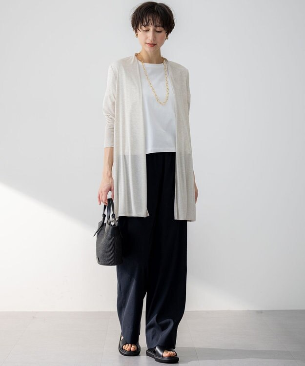 23区 【Oggi8月号掲載】クロス サンダル ブラック系