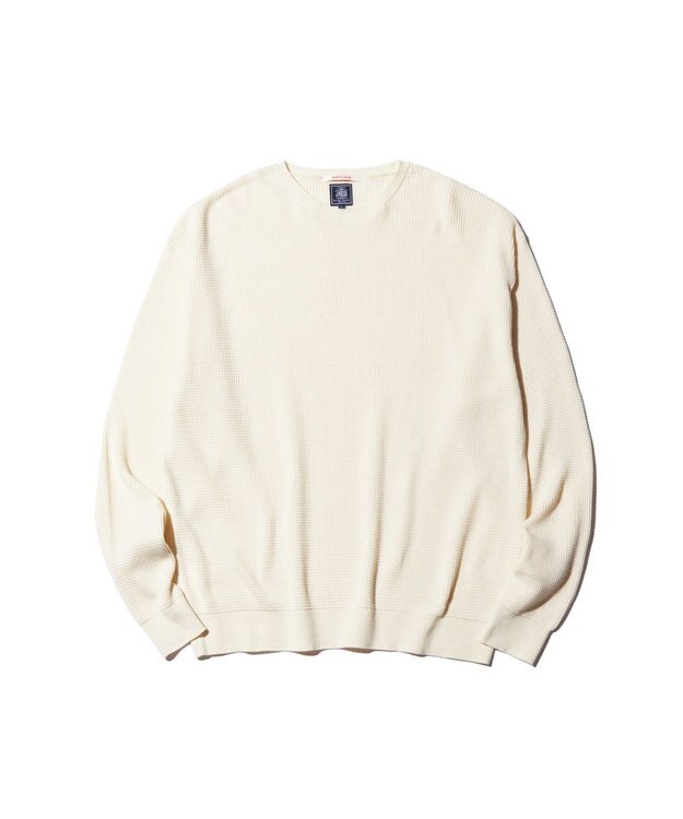J.PRESS MEN 【J.PRESS ORIGINALS】Suvin Gold Thermal Knit / Made in Japan ホワイト系