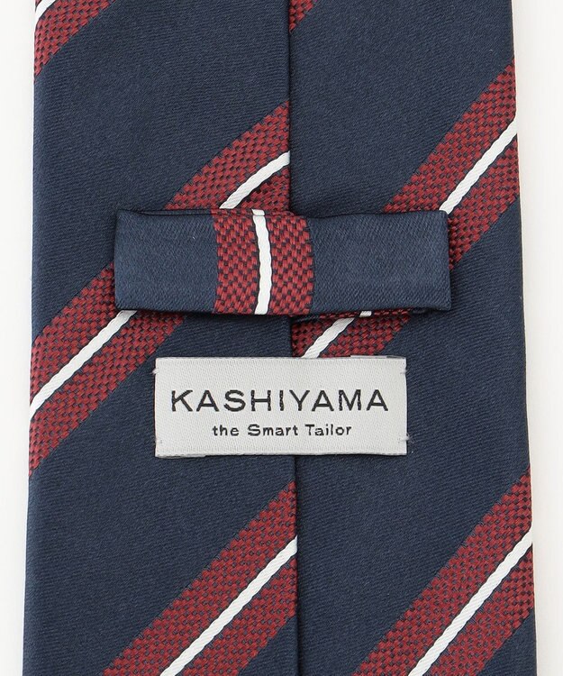 KASHIYAMA KASHIYAMAオリジナル【JAPAN MADE】レジメンタルネクタイ レッド