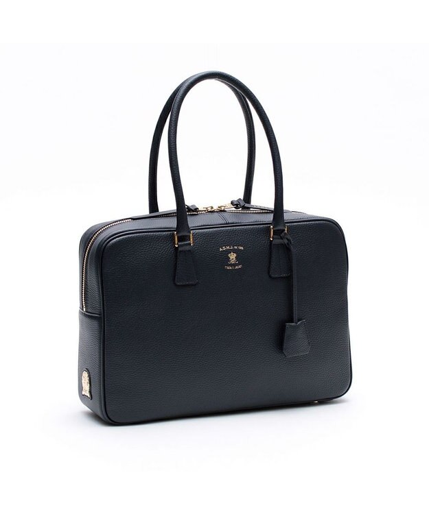 A.D.M.J. 【A4対応】お受験  牛革シュリンクボストンバッグ コン