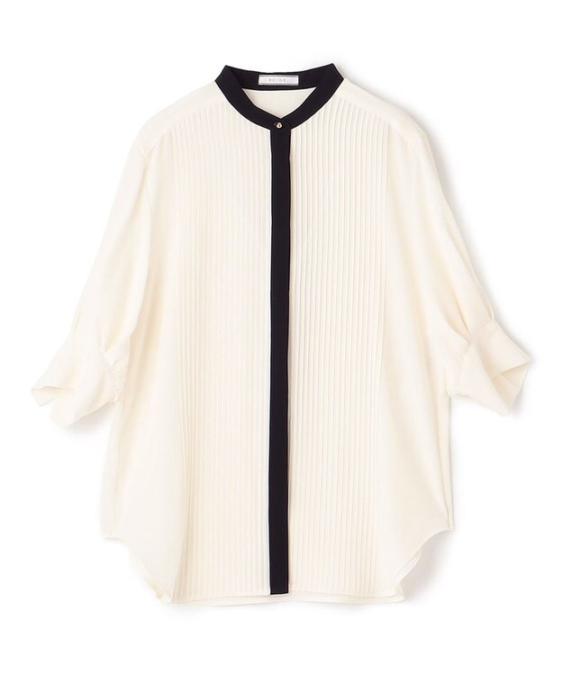 BEIGE， 【S-size】MARIGNY / パフブラウス Ecru×Black