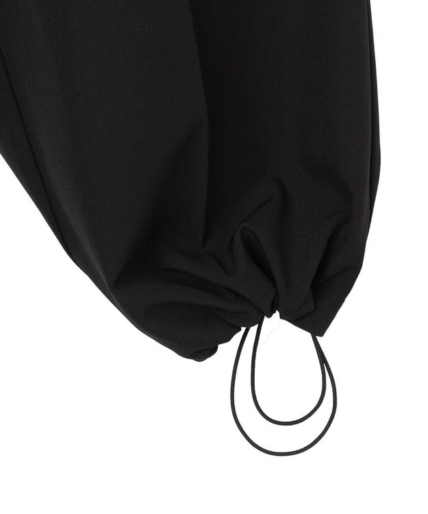 WEGO 【ウエストゴム】スーパーバギーカーゴスラックス ブラック