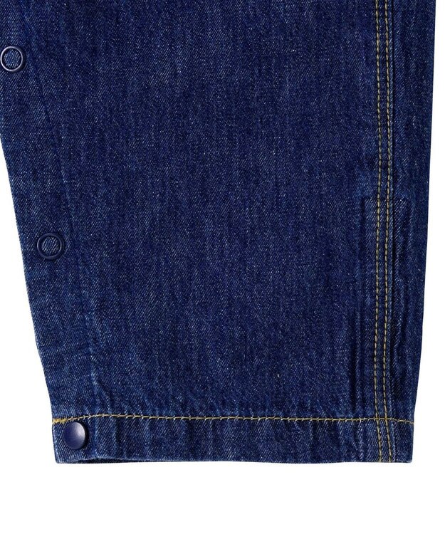 MIKI HOUSE HOT BISCUITS 【70-90cm】 デニム オーバーオール インディゴブルー