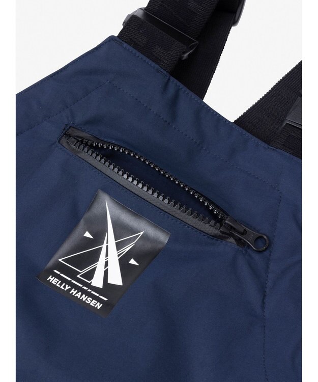 HELLY HANSEN 【キッズ・防水・はっ水・速乾・高視認性・記名ラベル付】ウォーターオーバーオール オーシャンネイビー