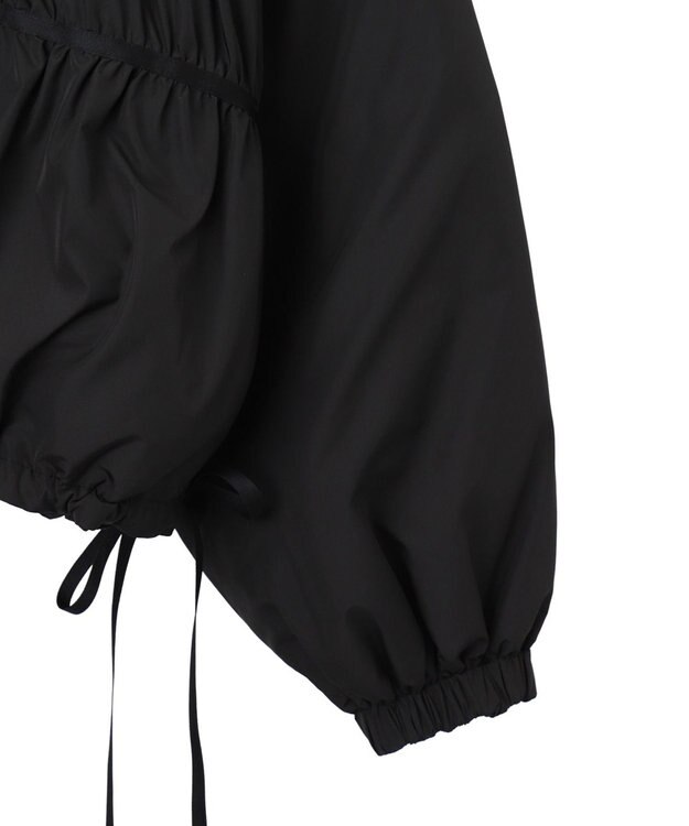 WEGO リボンフードブルゾン ブラック