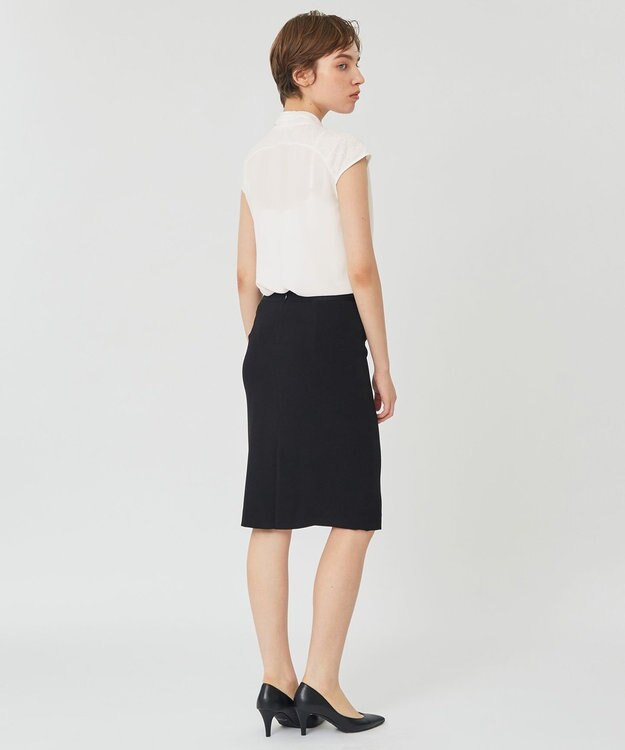 BEIGE， OLIVE / フレンチスリーブブラウス White