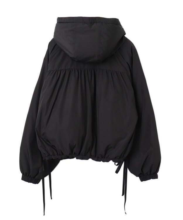 WEGO リボンフードブルゾン ブラック