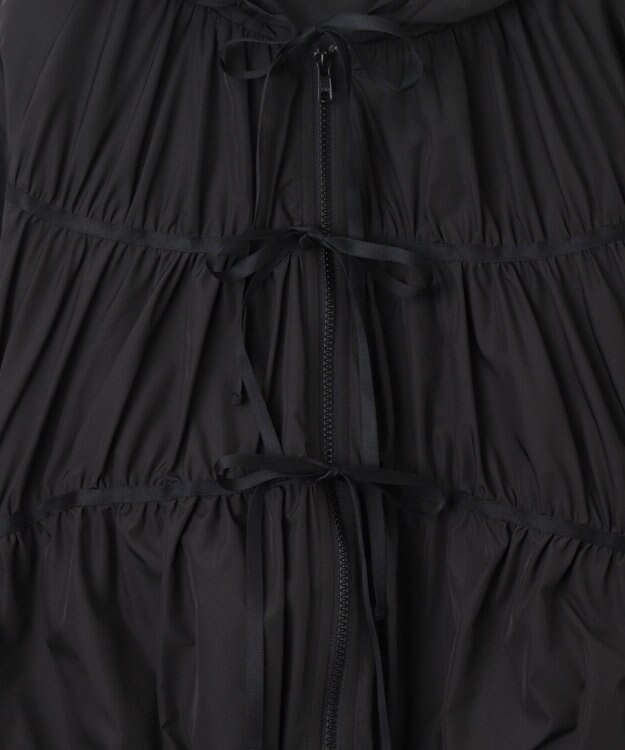 WEGO リボンフードブルゾン ブラック