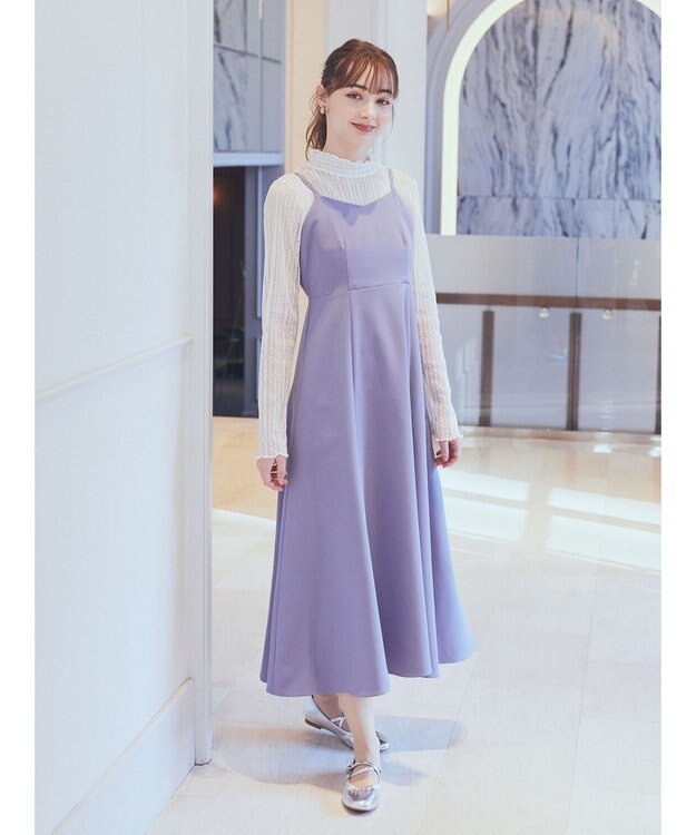 earth music&ecology ＳＥＴ２点ボレロ＋キャミワンピース Sax