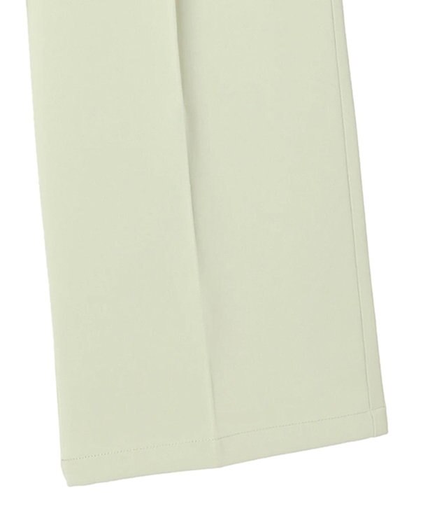 earth music&ecology タックストレートパンツ Light Green